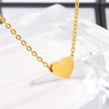 Load image into Gallery viewer, Heart Solid Pendant Necklace - LeyeF Co. Global Jewelry & Accessories
