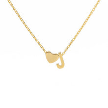 Load image into Gallery viewer, Mini Heart Initial Necklace - LeyeF Co. Global Jewelry & Accessories