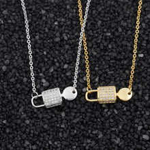 Load image into Gallery viewer, Lock & Key Pendant Necklace - LeyeF Co. Global Jewelry & Accessories