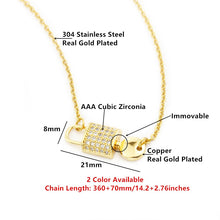Load image into Gallery viewer, Lock & Key Pendant Necklace - LeyeF Co. Global Jewelry & Accessories