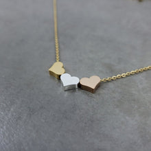 Load image into Gallery viewer, Tri-Heart Necklace - LeyeF Co. Global Jewelry & Accessories