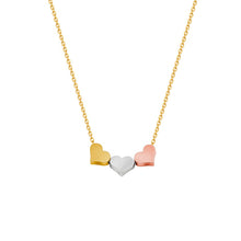 Load image into Gallery viewer, Tri-Heart Necklace - LeyeF Co. Global Jewelry & Accessories