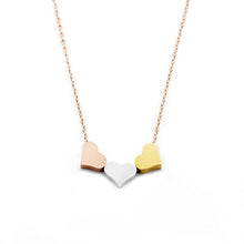 Load image into Gallery viewer, Tri-Heart Necklace - LeyeF Co. Global Jewelry & Accessories