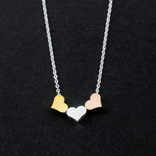 Load image into Gallery viewer, Tri-Heart Necklace - LeyeF Co. Global Jewelry & Accessories