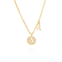 Load image into Gallery viewer, Double Initial Necklace A / 45cm
