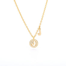 Load image into Gallery viewer, Double Initial Necklace J / 45cm