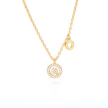 Load image into Gallery viewer, Double Initial Necklace O / 45cm