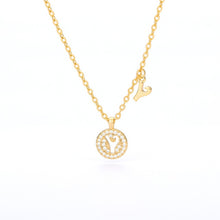 Load image into Gallery viewer, Double Initial Necklace Y / 45cm