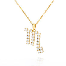 Load image into Gallery viewer, Zodiac Symbol Necklace 11-Scorpio