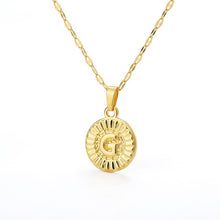 Load image into Gallery viewer, Initial Round Pendant Necklace - LeyeF Co. Global Jewelry & Accessories