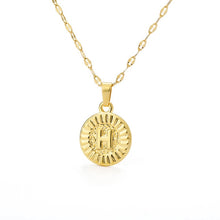 Load image into Gallery viewer, Initial Round Pendant Necklace - LeyeF Co. Global Jewelry & Accessories