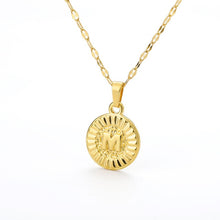 Load image into Gallery viewer, Initial Round Pendant Necklace - LeyeF Co. Global Jewelry & Accessories