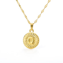 Load image into Gallery viewer, Initial Round Pendant Necklace - LeyeF Co. Global Jewelry & Accessories