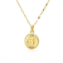 Load image into Gallery viewer, Initial Round Pendant Necklace - LeyeF Co. Global Jewelry & Accessories
