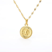 Load image into Gallery viewer, Initial Round Pendant Necklace - LeyeF Co. Global Jewelry & Accessories
