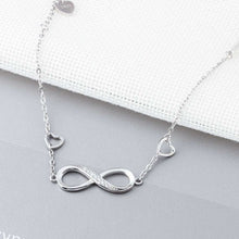 Load image into Gallery viewer, infinity silver bracelet