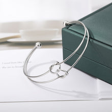 Load image into Gallery viewer, Double Loop Bangle - LeyeF Co. Global Jewelry & Accessories