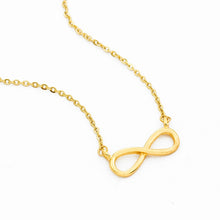 Load image into Gallery viewer, Infinity Necklace Gold
