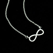 Load image into Gallery viewer, Infinity Necklace Silver