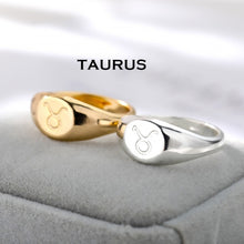 Load image into Gallery viewer, Zodiac Ring Taurus / Gold