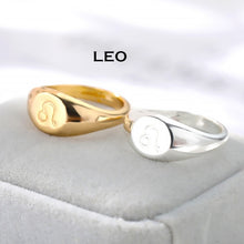 Load image into Gallery viewer, Zodiac Ring Leo / Gold