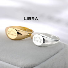 Load image into Gallery viewer, Zodiac Ring Libra / Gold