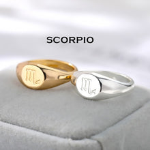 Load image into Gallery viewer, Zodiac Ring Scorpio / Gold