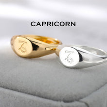 Load image into Gallery viewer, Zodiac Ring Capricorn / Gold