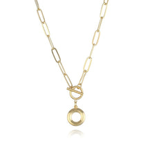 Load image into Gallery viewer, initial toggle necklace