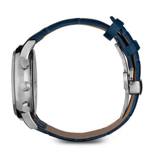 Load image into Gallery viewer, Watch - Silver Blue Chronograph Blue