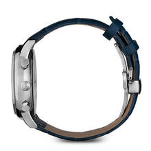 Load image into Gallery viewer, Watch - Silver White Chronograph Blue
