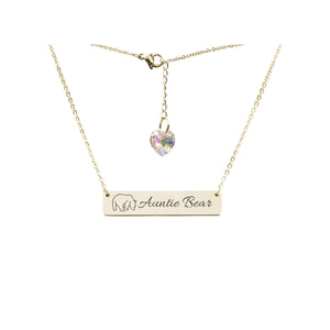 Swarovski Crystal Bar Necklace - LeyeF Co. Global Jewelry & Accessories