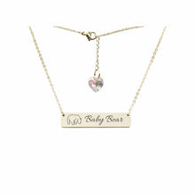 Load image into Gallery viewer, Swarovski Crystal Bar Necklace - LeyeF Co. Global Jewelry &amp; Accessories
