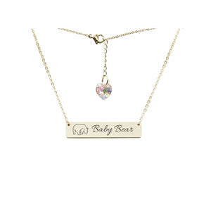 Swarovski Crystal Bar Necklace - LeyeF Co. Global Jewelry & Accessories