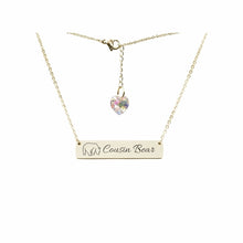 Load image into Gallery viewer, Swarovski Crystal Bar Necklace - LeyeF Co. Global Jewelry &amp; Accessories
