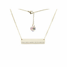 Load image into Gallery viewer, Swarovski Crystal Bar Necklace - LeyeF Co. Global Jewelry &amp; Accessories
