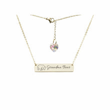 Load image into Gallery viewer, Swarovski Crystal Bar Necklace - LeyeF Co. Global Jewelry &amp; Accessories
