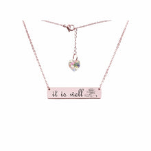 Load image into Gallery viewer, Swarovski Crystal Bar Necklace - LeyeF Co. Global Jewelry &amp; Accessories
