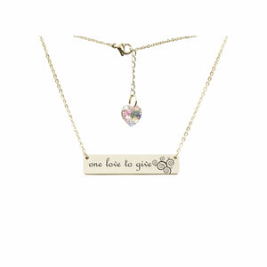 Swarovski Crystal Bar Necklace - LeyeF Co. Global Jewelry & Accessories