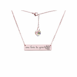 Swarovski Crystal Bar Necklace - LeyeF Co. Global Jewelry & Accessories