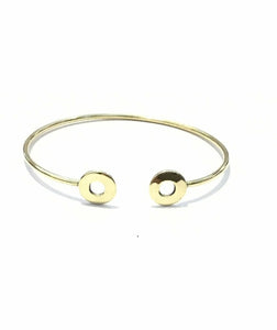Simple Geometric Bracelet Gold Circle