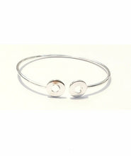 Load image into Gallery viewer, Simple Geometric Bracelet Silver Circle
