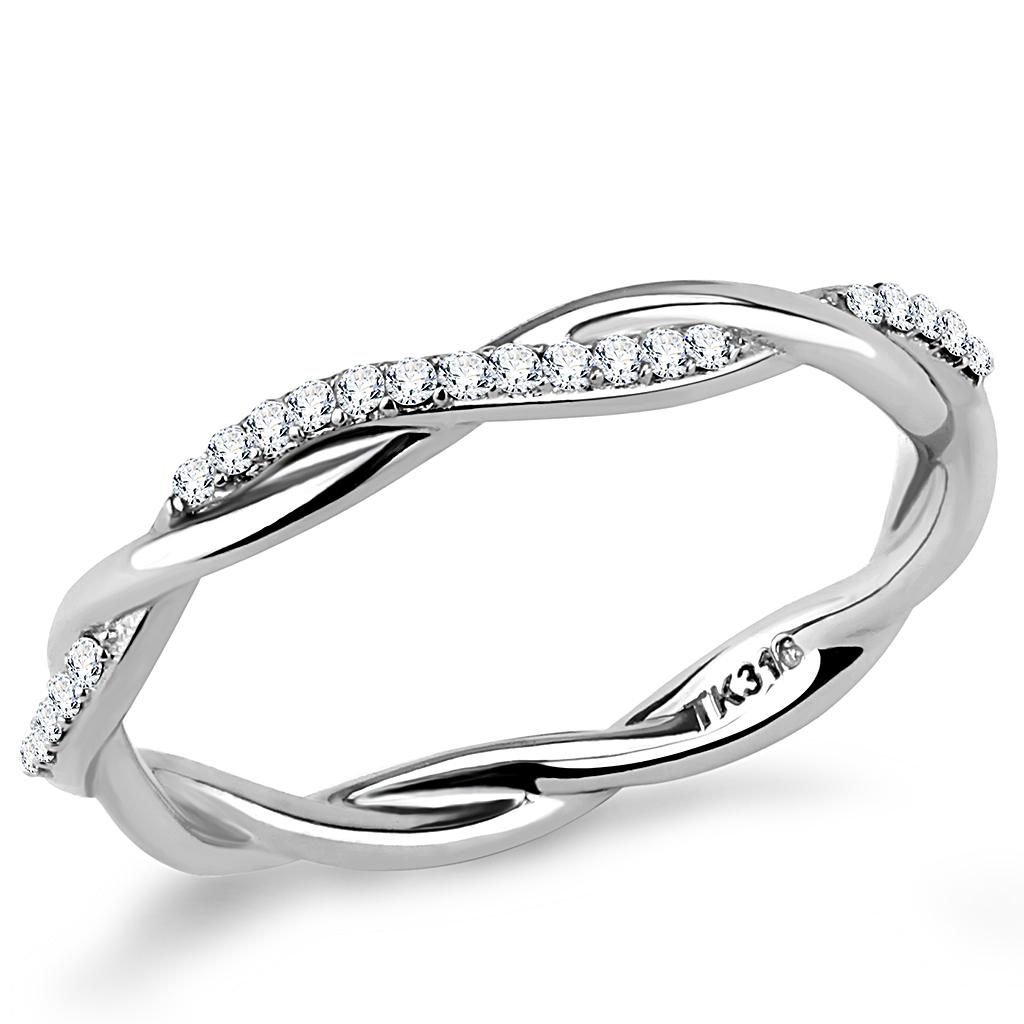 silver twist ring