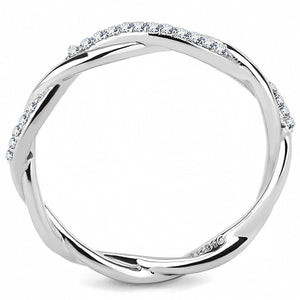 silver twist ring