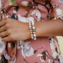 Load image into Gallery viewer, Bracelet - Women&#39;s Beaded Bracelet |  Pearl, Amethyst, Labradorite Gemstones
