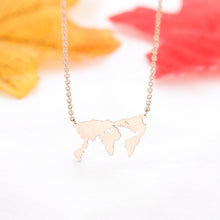 Load image into Gallery viewer, Globe Charm Necklace - LeyeF Co. Global Jewelry &amp; Accessories
