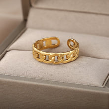 Load image into Gallery viewer, Cuban Link Ring - Adjustable [variant_title]
