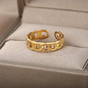 Cuban Link Ring - Adjustable [variant_title]