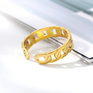 Cuban Link Ring - Adjustable [variant_title]