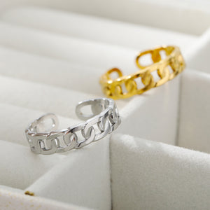 Cuban Link Ring - Adjustable [variant_title]